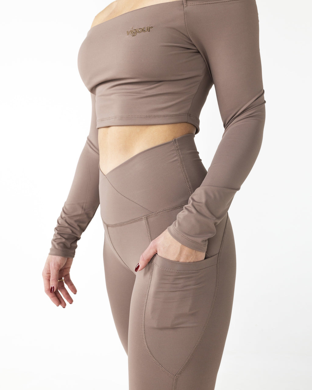 Off Shoulder Long Sleeve Top